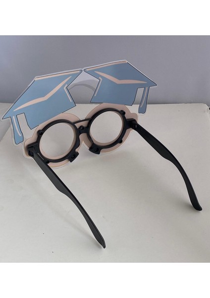 Parti gözlüğü mezuniyet gold siyah çift kepli indirimleri