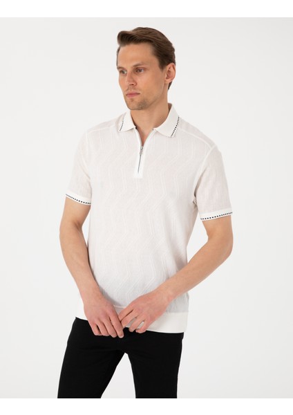 Erkek Beyaz Regular Fit Tişört 50302591-VR013 modelleri