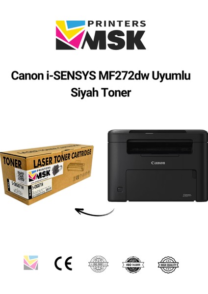 Canon I-Sensys MF272DW Uyumlu Siyah Toner
