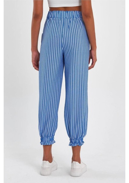 Alexandergardı Paçası Büzgülü Jogger Pantolon (B23-0065)