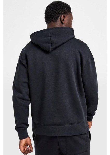 Jordan Essentials Fleece Men's Hoodie Erkek Kapüşonlu Sweatshirt Siyah
