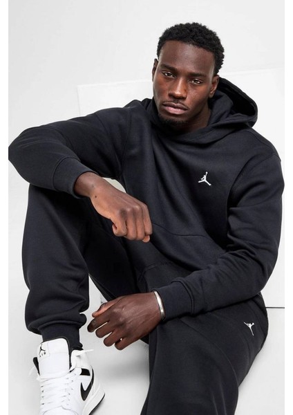 Jordan Essentials Fleece Men's Hoodie Erkek Kapüşonlu Sweatshirt Siyah