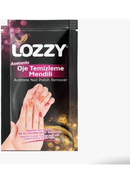 Asetonlu Oje Temizleme Mendili - 100 Adet-Tekli - Naıl Polısh Remover
