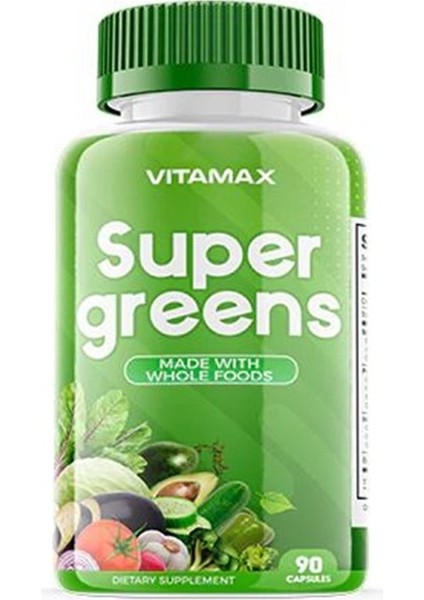 Super Greens 90 Kapsül ( Yeşillikler)