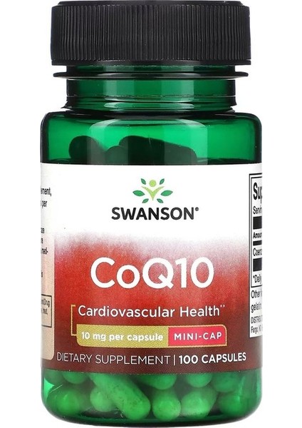 COQ10, 100 Mg, 100 Yumuşak Jel