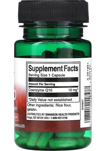 COQ10, 100 Mg, 100 Yumuşak Jel fiyatları