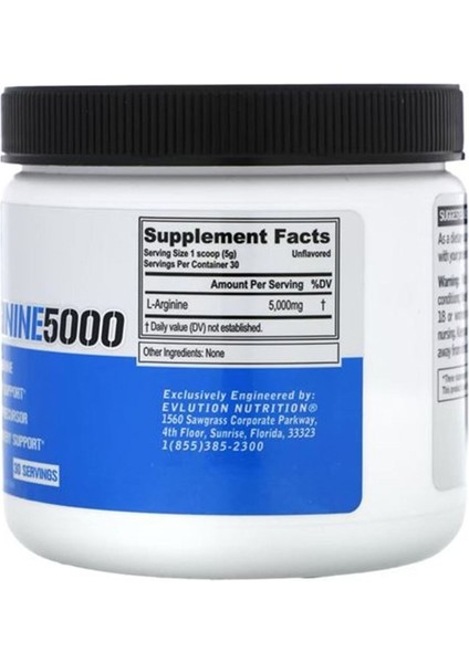 L Arginine Arjinin 5000 150 G -30 Servis