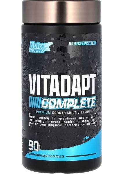 Research, Vitadapt Complete, Premium Spor Multivitamini, 90 Kapsül