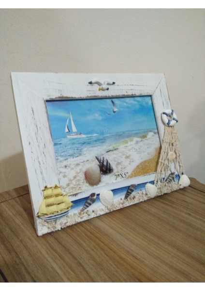 Deniz Temalı Dekoratif Çerçeve