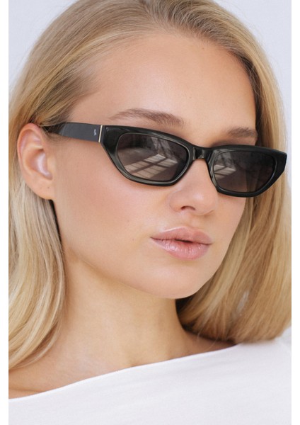 Aralık Black Green Degrade Güneş Gözlüğü Kadın UV 400 Koruma Hafif Tasarım