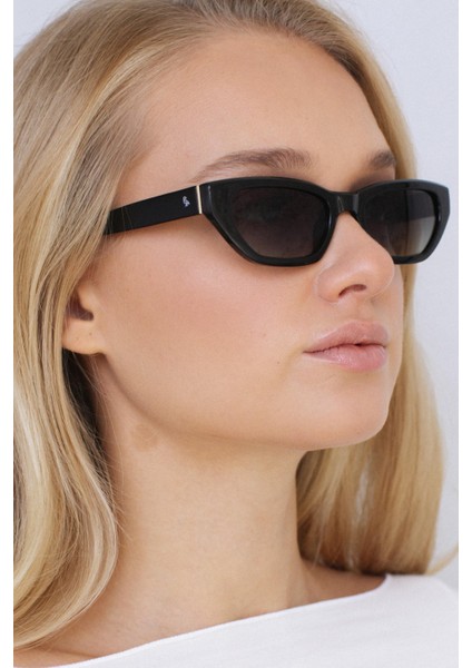 Aralık Black Green Degrade Güneş Gözlüğü Kadın UV 400 Koruma Hafif Tasarım modelleri