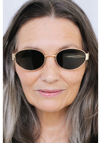 Meltem Gold Green Güneş Gözlüğü