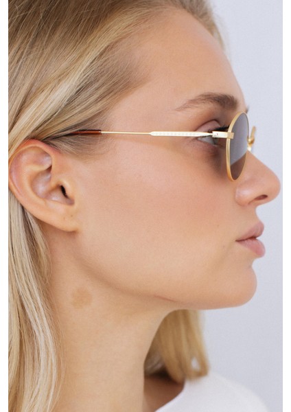 Narin Gold Brown Güneş Gözlüğü fırsatları