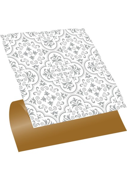 Kendinden Yapışkanlı Gri Motifli Desenli Pvc Karo 30 x 30 cm (33 Adet) 3 M²