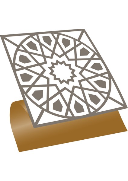 Kendinden Yapışkanlı Selçuklu Geometrik Desenli Pvc Karo 30 x 30 cm (33 Adet) 3 M²