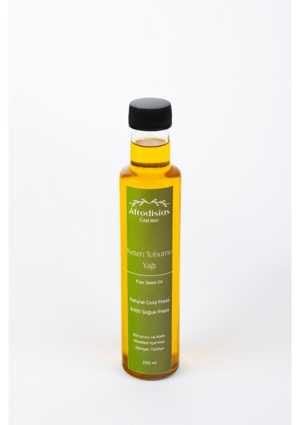 Keten Tohumu Yağı 250 ml - Doğal Soğuk Sıkım - Omega3 Kaynağı