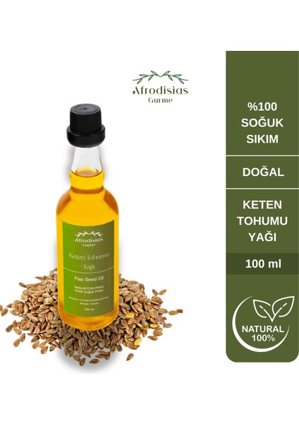 Keten Tohumu Yağı 250 ml - Doğal Soğuk Sıkım - Omega3 Kaynağı fırsatları