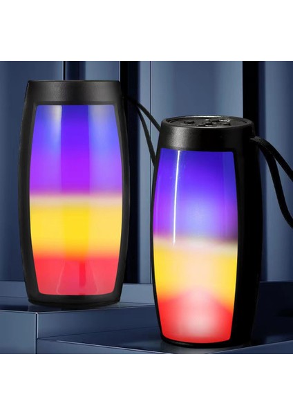 S12 Kablosuz Bluetooth Hoparlör Güçlü Taşınabilir Hoparlör Subwoofer Araba Ses Subwoofer Mp3 Çalar Ses Sistemi LED Işık (Yurt Dışından)