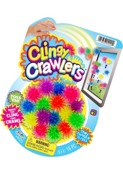 Clingy Crawlers Yapışkan Tırmanıcı Sürüngenler ile Duvarlar ve Camlar Artık Daha Eğlenceli!