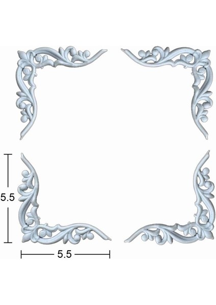 Bükülebilir Esnek Aplik 5,5x5,5cm Set Ea-69