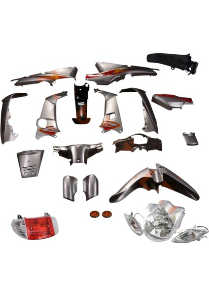 Mondial Kh Kaporta Seti (Gümüş) (Far Stop Dahil) (Mondial Mfh Cub Uyumlu)