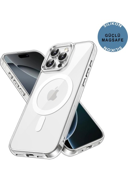 Apple iPhone 16 Pro Max Şeffaf Magsafe Kılıf Mtl Aksesuar