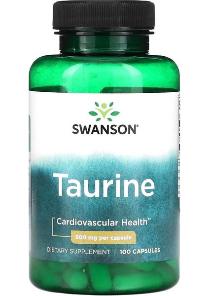 Taurin, 500 mg 100 Kapsül.usa Vers.