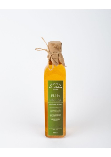 Elma Sirkesi 500 ml Katkısız Doğal Fermantasyon (Apple Vinegar)