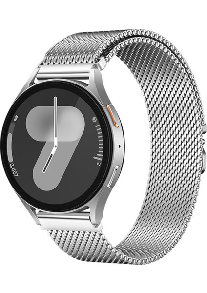 Huawei Watch Fit 3 22MM Sah Krd-25 Metal Hasır Kordon - Gümüş
