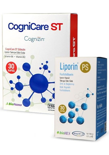 Liporin Ps & Cognicare Takviye Edici Gıda Seti
