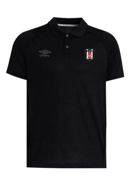 Umbro Orijinal Polo Yaka Siyah T-Shırt Ahşap Kutu Hediyeli