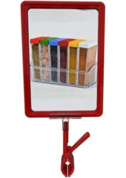 Mandal Aparatlı Renkli Plastik Çerçeve. Etiketlik. Sarı-A4 fiyatları