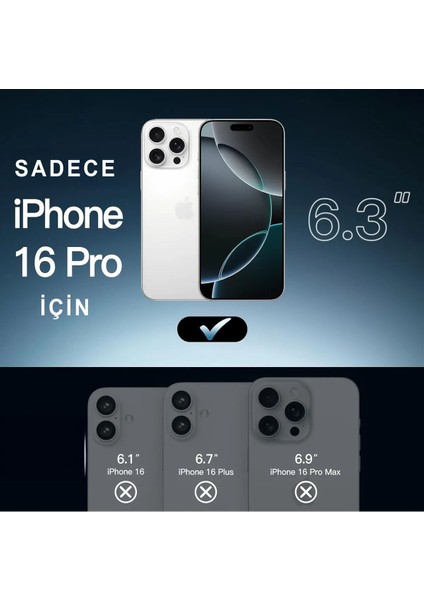 Apple iPhone 16 Pro Deri Cüzdan Kılıf Mtl Aksesuar