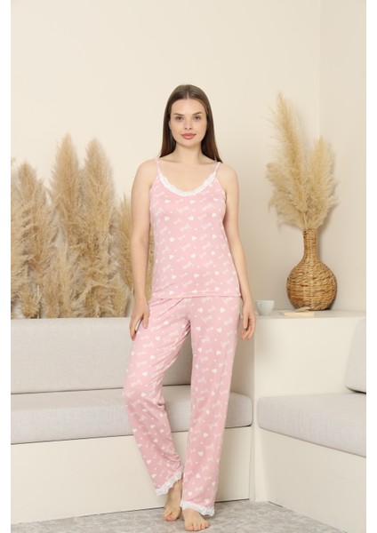 Kalpli Askılı Pijama Takımı modelleri
