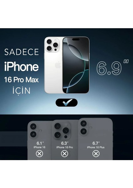 Apple iPhone 16 Pro Max Deri Cüzdan Kılıf Mtl Aksesuar