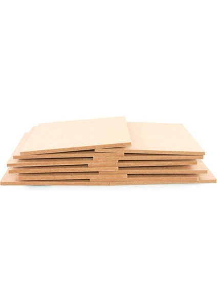 Sunta Kare Tahta Beyaz Kahverengi Hobi Hammadde 15 x 15 50'li Paket fiyatları
