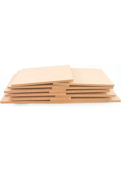 Sunta Kare Tahta Beyaz Kahverengi Hobi Hammadde 15 x 15 50'li Paket fırsatları