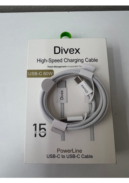 Divex DC-206 60W Usb-C Usb-C Kablo