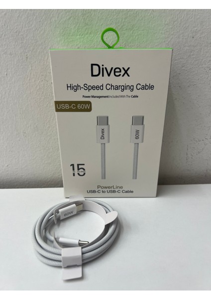 Divex DC-206 60W Usb-C Usb-C Kablo fiyatları