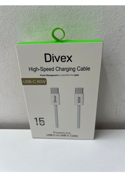 Divex DC-206 60W Usb-C Usb-C Kablo modelleri