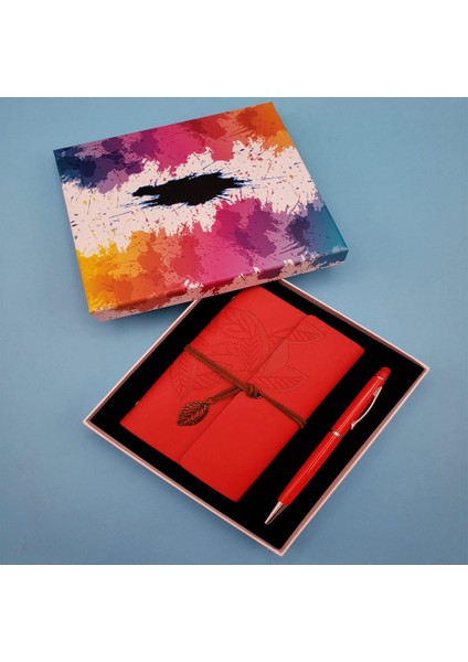 Kalem Defter Set Kırmızı