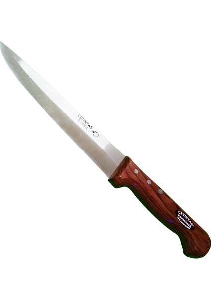 Bursa Kurban ve Kasap Bıçağı No:4, 21 cm, Ahşap Gül Sap
