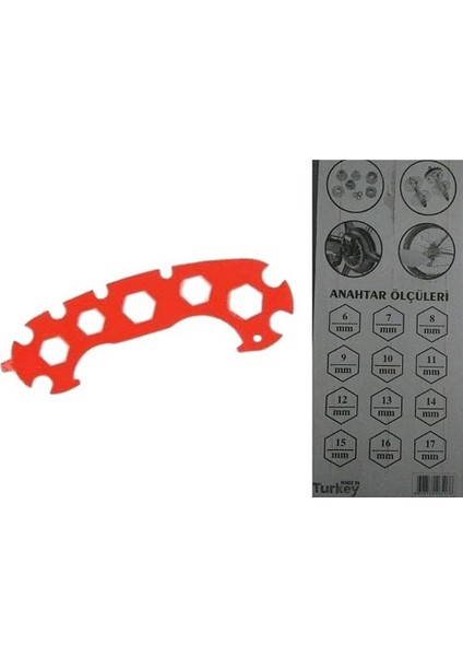 Bisiklet Tamir Anahtarı (06mm-17mm) - 15 In 1