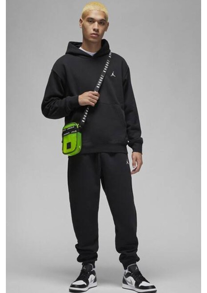 Jordan Essential Fleece Pullover Men's Hoodie Erkek Kapüşonlu Sweatshirt Siyah