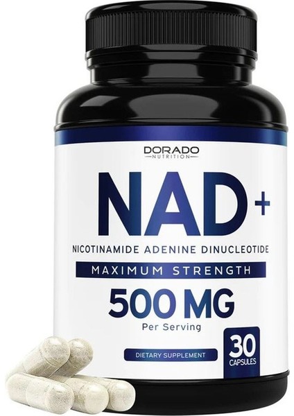 Nad+ Maximum Strength 500 Mg 30 Kapsül Made In Usa