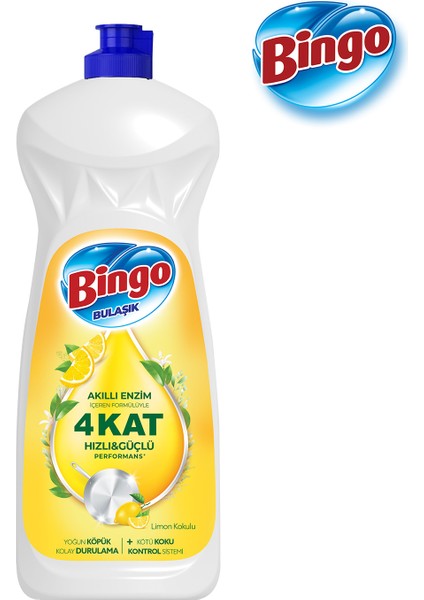 Sıvı Elde Bulaşık Deterjanı Limon 1500ML x 3 Adet