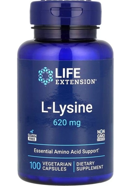 L-Lysine 620 Mg 100 Kapsül