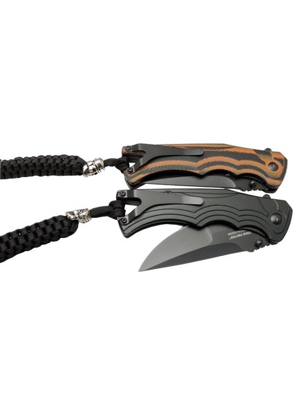 Sog Tighe Fifhter Brt 863zbr Kahverengi Kamp Çakı 21cm - Yarı Otomatik, Ipli