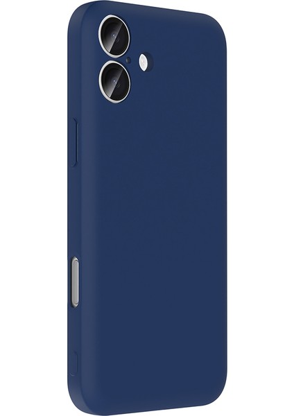 iPhone 16 Plus Kılıf Kamera Korumalı Kartlık Hazneli Hlp Vitra Kapak - Kahverengi