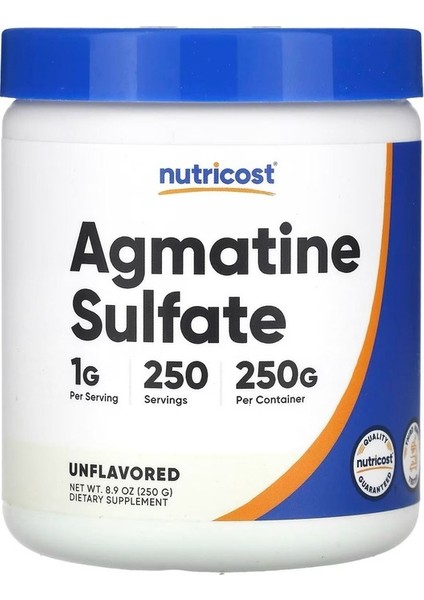, Agmatin Sülfat, 1 Gr. 250 Kapsül Servis